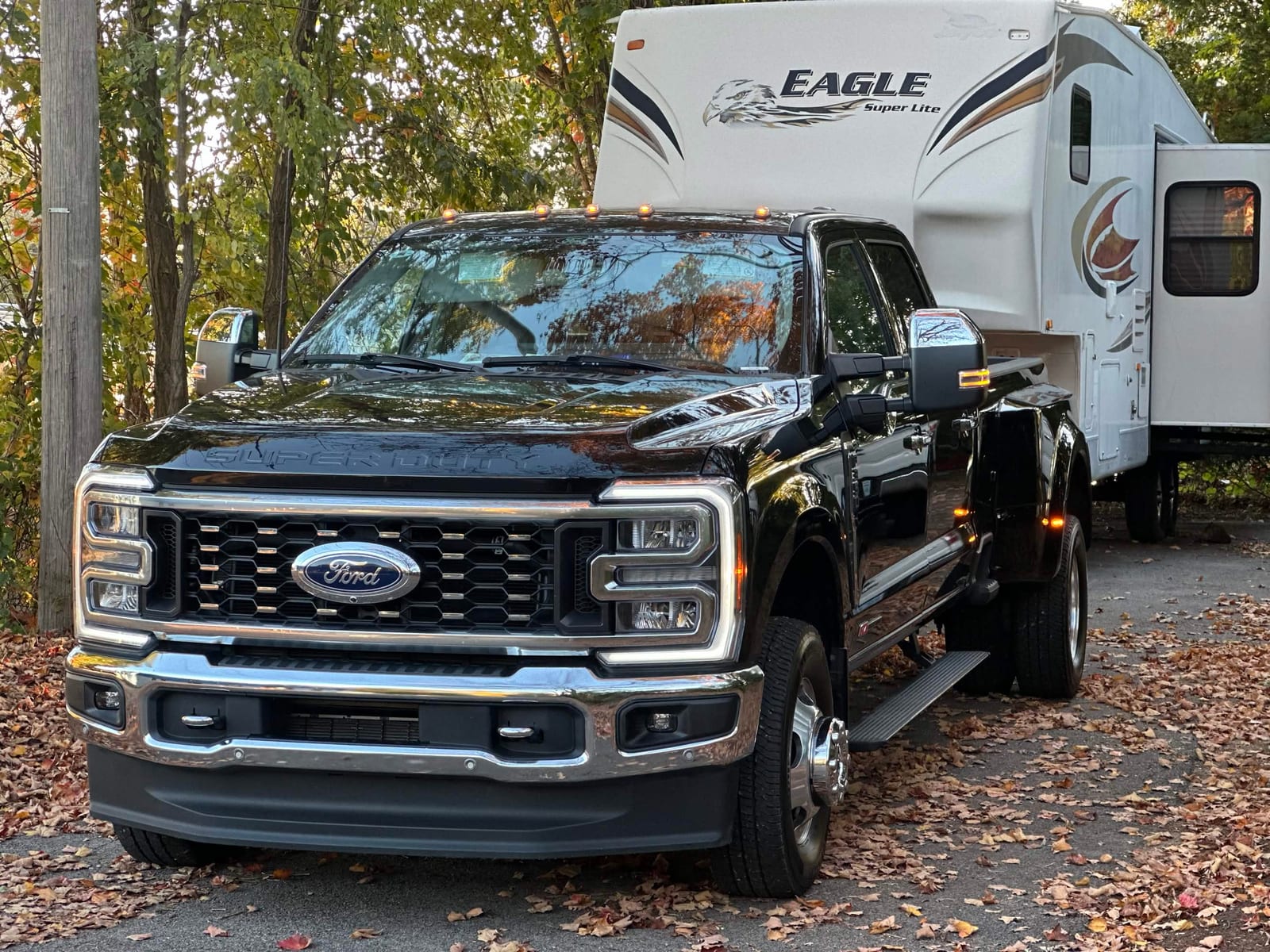 Our Ford Super Duty, the truck that shows up to buy your car anywhere in New England